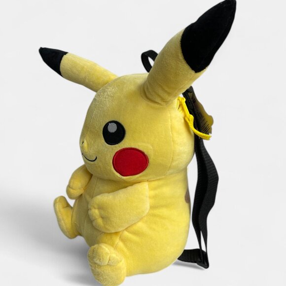 Plush Pikachu Pokemon Backpack 14" Bag 2016 NEW TAGS Stuffed Starpoint F.A.B. - Picture 4 of 9